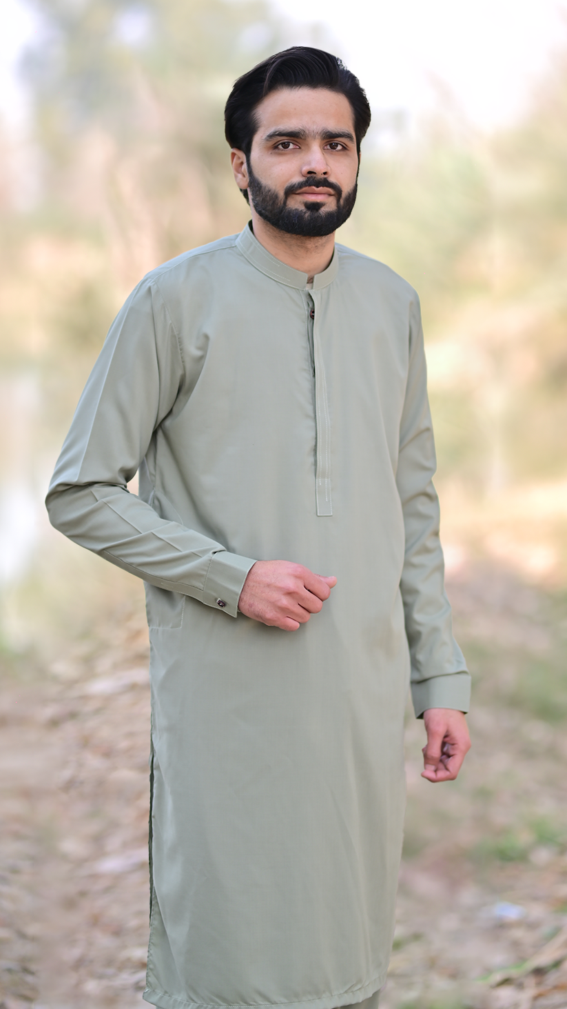 Premium Stitched Suit - Green Dawn Ban