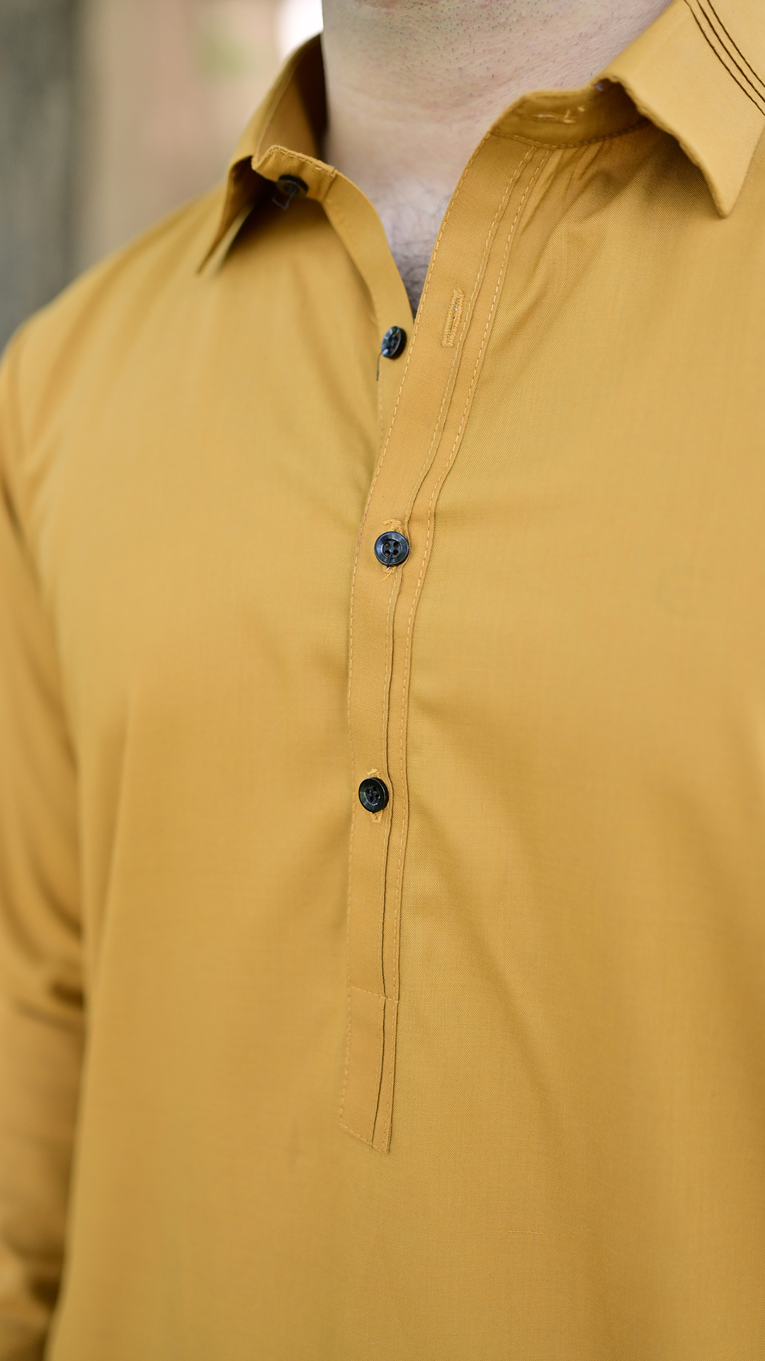 Signature Stitched Suit - Camel