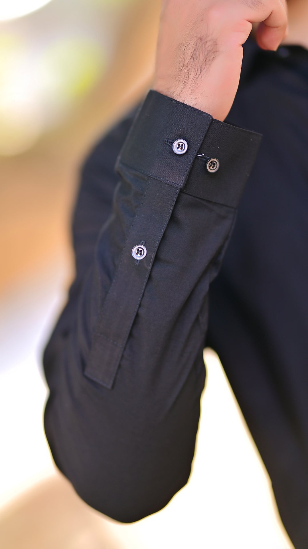 Premium Stitched Suit - Black Collar